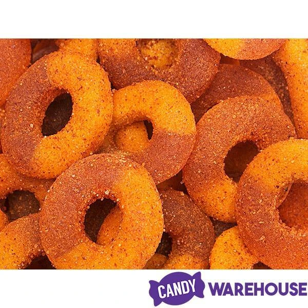 Jovy Crazy Gummy Rings Chamoy Candy - Peach: 5LB Bag 4 Jovy Crazy Gummy Rings Chamoy Candy - Peach: 5LB Bag - Image 4