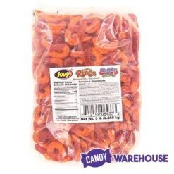 Jovy Crazy Gummy Rings Chamoy Candy - Watermelon: 5LB Bag 7 Jovy Crazy Gummy Rings Chamoy Candy - Watermelon: 5LB Bag -Food And Beverage Store jovy crazy gummy rings chamoy candy watermelon 5lb bag candy warehouse 4