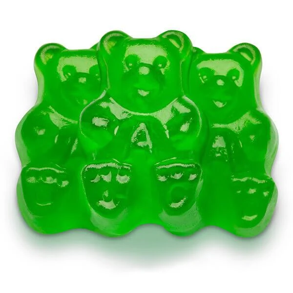 Jovy Green Apple Gummy Bears: 5LB Bag 1 Jovy Green Apple Gummy Bears: 5LB Bag