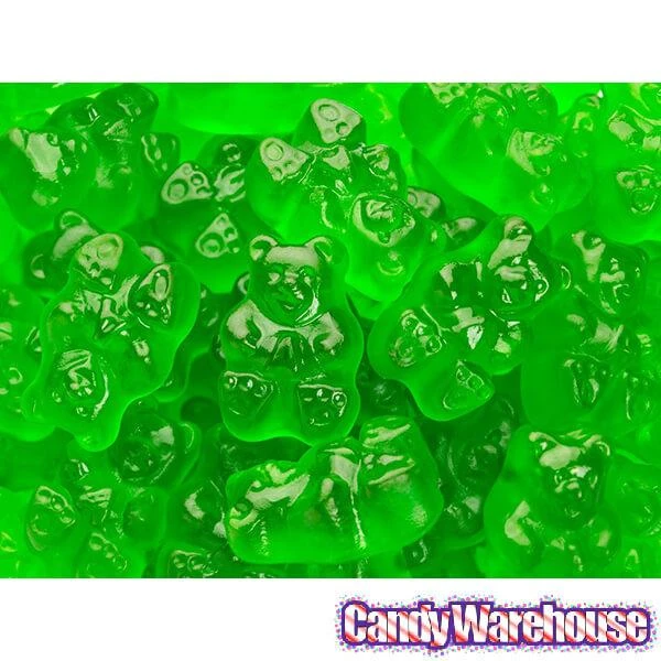 Jovy Green Apple Gummy Bears: 5LB Bag 2 Jovy Green Apple Gummy Bears: 5LB Bag - Image 2