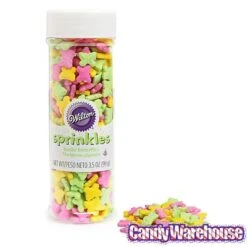 Wilton Jumbo Butterfly Sprinkles: 3.5-Ounce Bottle -Food And Beverage Store jumbo butterfly sprinkles 3 5 ounce bottle candy warehouse 3