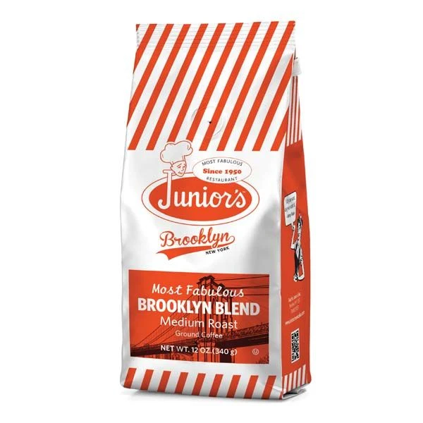 Junior's Most Fabulous Brooklyn Blend, Medium Roast Ground Coffee, 2/12 Oz Bags 2 Junior's Most Fabulous Brooklyn Blend, Medium Roast Ground Coffee, 2/12 Oz Bags - Image 2