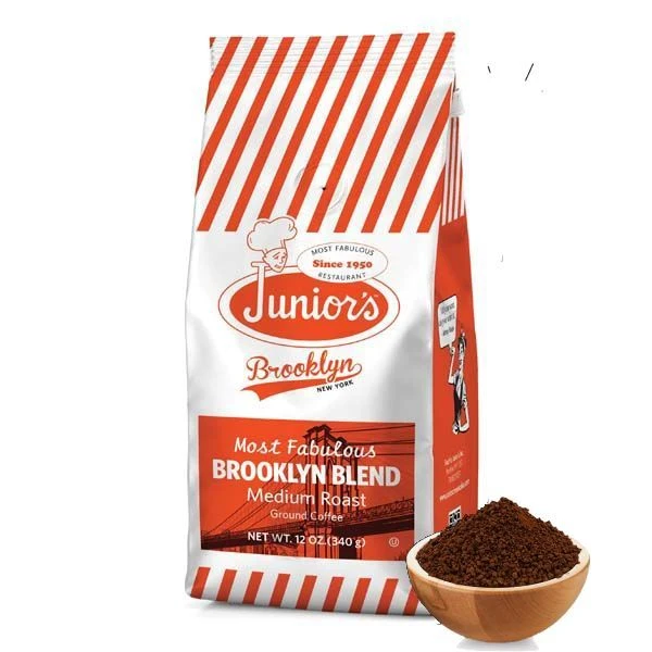 Junior's Most Fabulous Brooklyn Blend, Medium Roast Ground Coffee, 2/12 Oz Bags 6 Junior's Most Fabulous Brooklyn Blend, Medium Roast Ground Coffee, 2/12 Oz Bags - Image 6