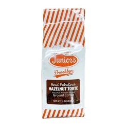 Junior's Most Fabulous Hazelnut Torte, Medium Roast Ground Coffee, 2/12 Oz Bags 8 Junior's Most Fabulous Hazelnut Torte, Medium Roast Ground Coffee, 2/12 Oz Bags -Food And Beverage Store juniorhazelnut 1