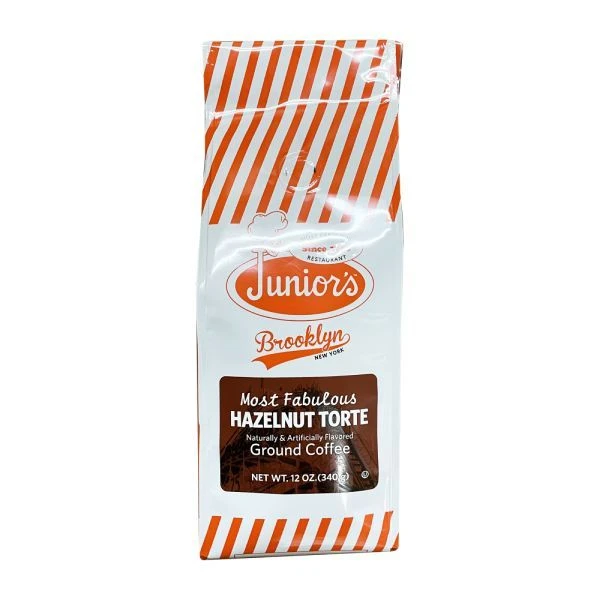 Junior's Most Fabulous Hazelnut Torte, Medium Roast Ground Coffee, 2/12 Oz Bags 3 Junior's Most Fabulous Hazelnut Torte, Medium Roast Ground Coffee, 2/12 Oz Bags - Image 3