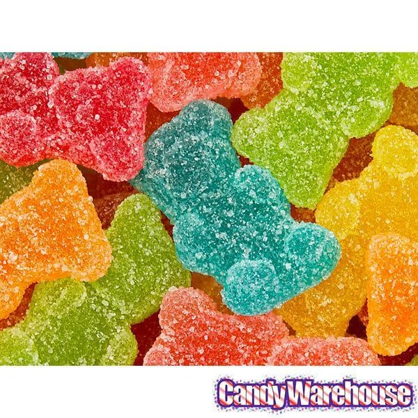 Large Sugared Gummy Bears: 5LB Bag 3 Large Sugared Gummy Bears: 5LB Bag - Image 3