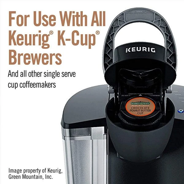 Market & Main Chocolate Peanut Butter Single Serve Coffee Cups, 2 Boxes (24 Cups) 6 Market & Main Chocolate Peanut Butter Single Serve Coffee Cups, 2 Boxes (24 Cups) - Image 6