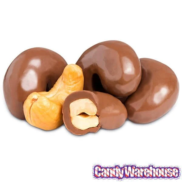 Milk Chocolate Covered Cashews Candy: 2LB Bag 3 Milk Chocolate Covered Cashews Candy: 2LB Bag - Image 3