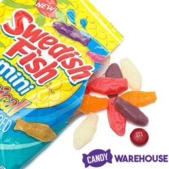 Mini Swedish Fish Candy - Tropical: 3.75LB Box -Food And Beverage Store mini swedish fish candy tropical 3 75lb box candy warehouse 5