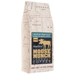 Harry & David Maple Vanilla Moose Munch Gourmet Coffee 6 Bags (12 Oz Each) 5 Harry & David Maple Vanilla Moose Munch Gourmet Coffee 6 Bags (12 Oz Each) -Food And Beverage Store mm2 3