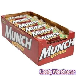 Munch Nut Candy Bars: 36-Piece Box -Food And Beverage Store munch nut candy bars 36 piece box candy warehouse 3