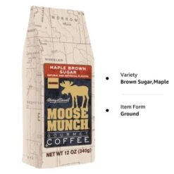 Harry & David Moose Munch Maple Brown Sugar Ground Gourmet Coffee 3 Bags (12 Oz Each) 5 Harry & David Moose Munch Maple Brown Sugar Ground Gourmet Coffee 3 Bags (12 Oz Each) -Food And Beverage Store new project 2 1