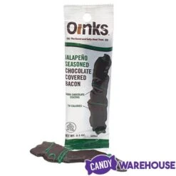 Oinks Jalapeno Seasoned Chocolate Covered Bacon -Food And Beverage Store oinks jalapeno seasoned chocolate covered bacon candy warehouse 3
