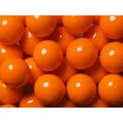 Orange 1-Inch Gumballs: 2LB Bag