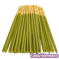 Pocky - Green Tea Cream Covered Biscuit Sticks Packs: 10-Piece Box -Food And Beverage Store pocky green tea cream covered biscuit sticks packs 10 piece box candy warehouse 4