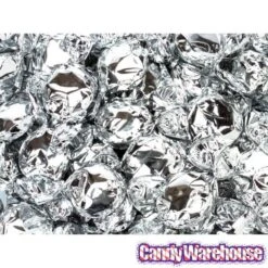 Primrose Metallic Foiled Hard Candy Buttons - Silver: 5LB Bag 5 Primrose Metallic Foiled Hard Candy Buttons - Silver: 5LB Bag -Food And Beverage Store primrose metallic foiled hard candy buttons silver 5lb bag candy warehouse 3