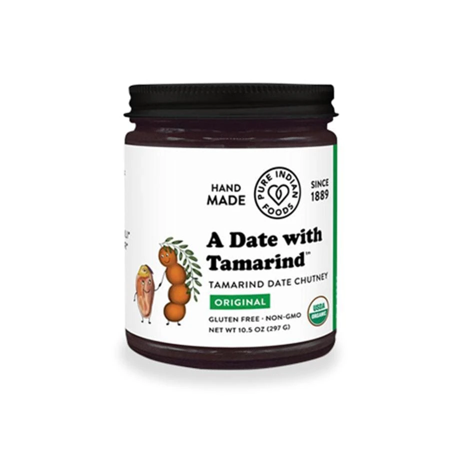 Pure Indian Foods Organic Tamarind Date Chutney 1 Pure Indian Foods Organic Tamarind Date Chutney