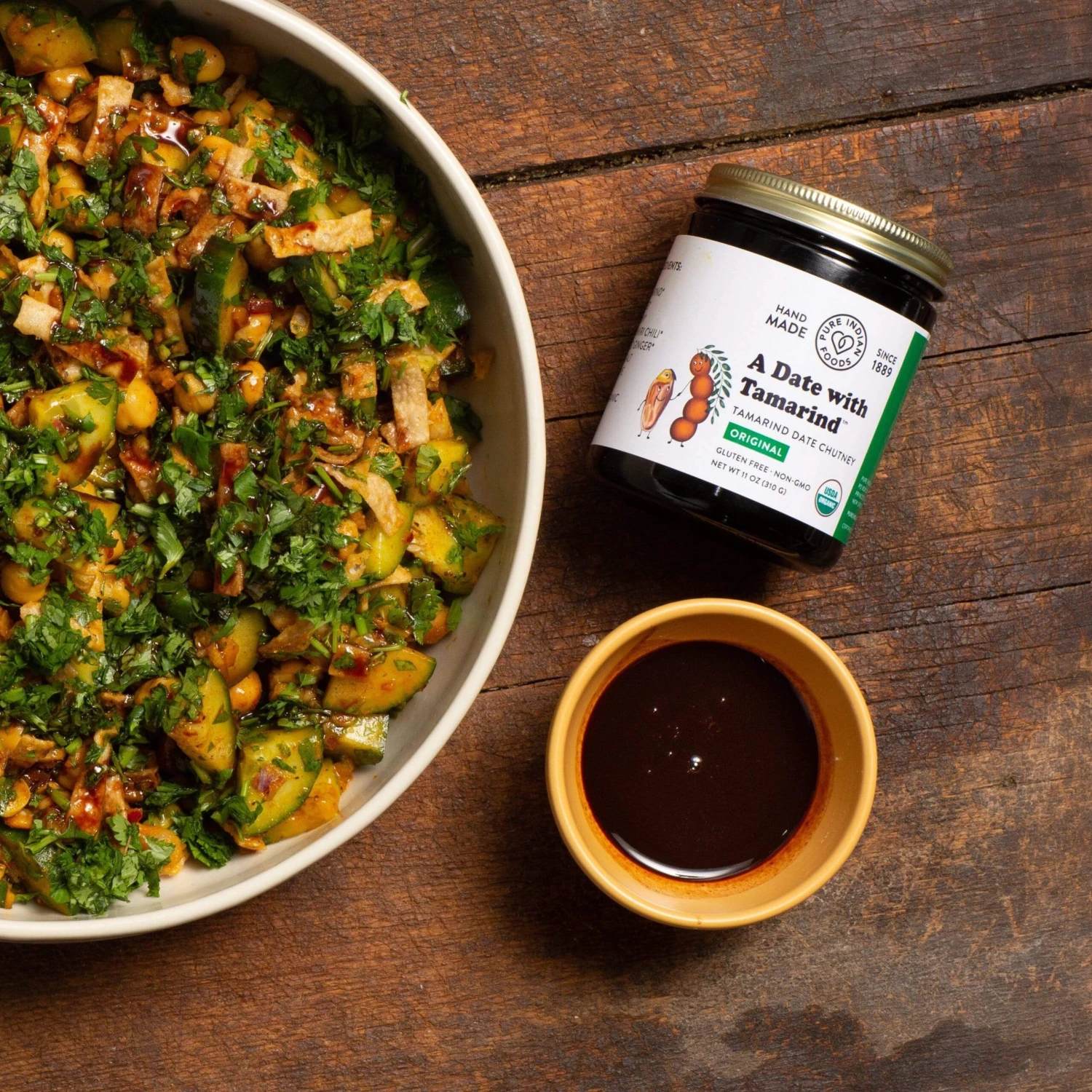 Pure Indian Foods Organic Tamarind Date Chutney 2 Pure Indian Foods Organic Tamarind Date Chutney - Image 2