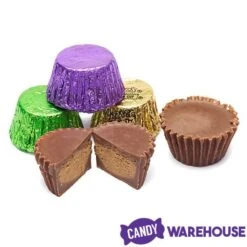 Reese's Peanut Butter Cups Color Combo - Purple, Green And Gold: 600-Piece Box -Food And Beverage Store reese s peanut butter cups color combo purple green and gold 600 piece box candy warehouse 3