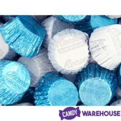 Reeses Peanut Butter Cups Color Combo - Light Blue And White: 400-Piece Box -Food And Beverage Store reeses peanut butter cups color combo light blue and white 400 piece box candy warehouse 4