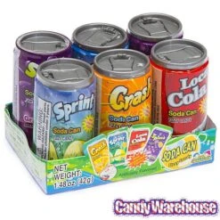 Soda Pop Fizzy Candy Cans Six-Packs: 12-Piece Box -Food And Beverage Store soda pop fizzy candy cans six packs 12 piece box candy warehouse 4 1f6cf300 465c 4af5 a691 d8981ef25499