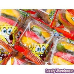 SpongeBob Gummy Krabby Patties Candy Packs - Original: 40-Piece Bag -Food And Beverage Store spongebob gummy krabby patties candy packs original 40 piece bag candy warehouse 3 0c66d195 e971 48b8 b4ec 86b9e24a9acd