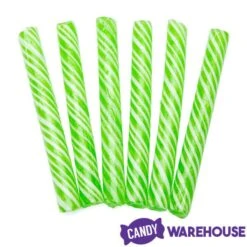 Sweet Spindles Mini Hard Candy Sticks - Lime: 50-Piece Jar -Food And Beverage Store sweet spindles mini hard candy sticks lime 50 piece jar candy warehouse 2