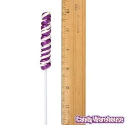 Tesla's Tiny Twist Pops - Grape: 48-Piece Jar -Food And Beverage Store tesla s tiny twist pops grape 48 piece jar candy warehouse 5