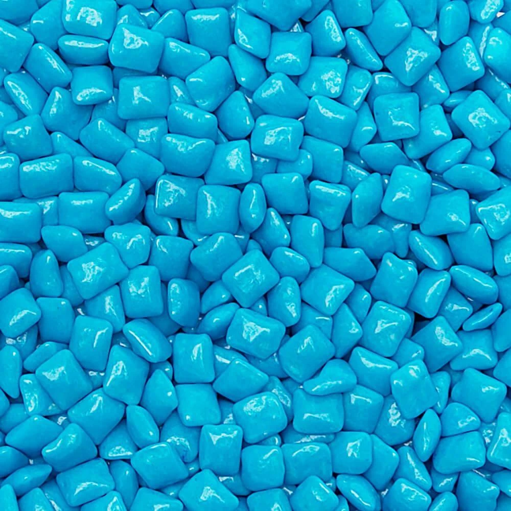 Tiny Chicle Squares Chewing Gum - Blue: 1.5LB Jar 1 Tiny Chicle Squares Chewing Gum - Blue: 1.5LB Jar