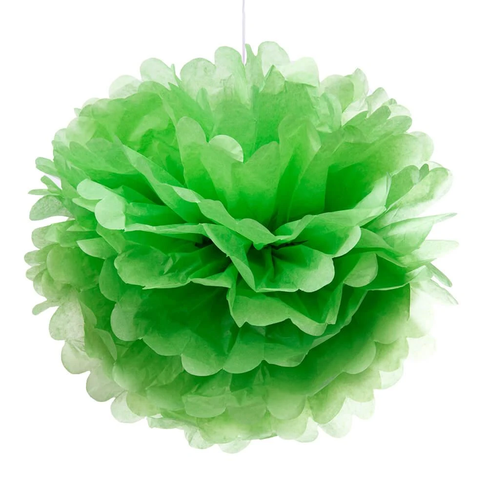 Tissue Paper 14-Inch Pom Pom - Jasmine Green 1 Tissue Paper 14-Inch Pom Pom - Jasmine Green