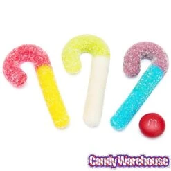 Trolli Sour Brite Mini Canes Jelly Candy Canes: 9-Ounce Bag -Food And Beverage Store trolli sour brite mini canes jelly candy canes 9 ounce bag candy warehouse 4