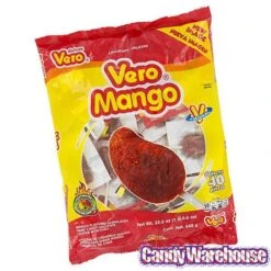 Vero Mango Chili Lollipops: 40-Piece Bag -Food And Beverage Store vero mango chili lollipops 40 piece bag candy warehouse 3