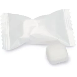 White Wrapped Butter Mint Creams: 300-Piece Case