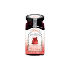 Wild Hibiscus Flower Co. Flowers In Syrup -Food And Beverage Store wild hibiscus flower co flowers in syrup pantry wild hibiscus flower co rose syrup 12 ounces 579255