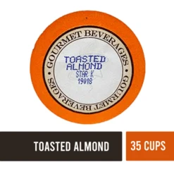 Toasted Almond Coffee, 35 Single Serve Cups -Food And Beverage Store ya2