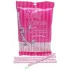 YumJunkie Sassy Straws Candy Powder Filled Mini Straws - Watermelon: 50-Piece Bag